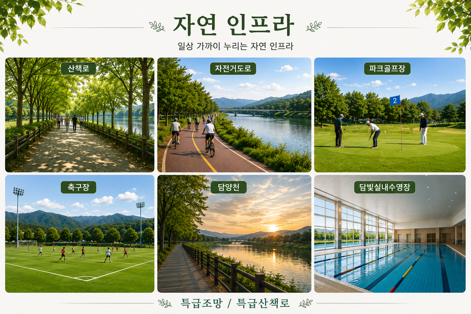 자연 인프라와 생활 편의
